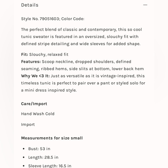 Free People Peaches Striped Tunic Sweater - Picture 4 of 4